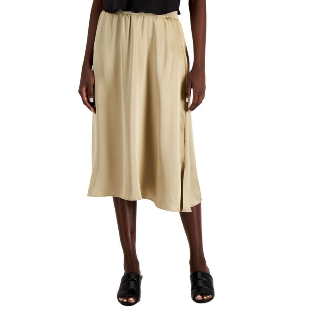 Alfani Ribbed Waist Midi Skirt